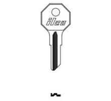 KABA ILCO CORP  H1098M NP A02  B2              Vehicle Key Blank, Brass, Nickel Plated, 2 Price Group, For General Motors