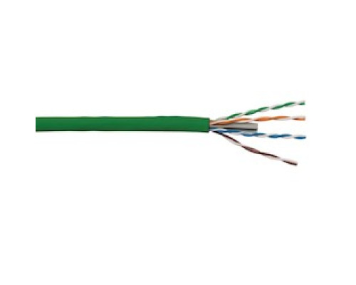 LIBERTY AV  24-4P-L6-EN-GRN               Liberty Category 6 U/UTP Riser Rated Network Cable Features: 4 Twisted Unshielded Pairs In Varying Twist Lengths 23AWG Solid Bare Copper Conductors True 550mhz Positive ACR Sweep For Maximum Perform