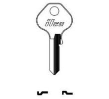 KABA ILCO CORP  1092N NP A02  AL3231202B              Cylinder Lock Key Blank, Brass, Nickel Plated, 2 Price Group, For Master