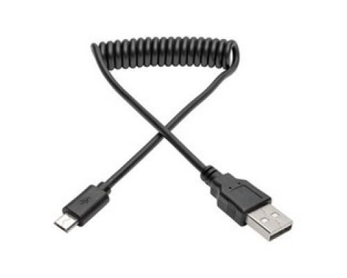 TRIPP LITE U050-006-COIL        USB 2.0 Hi-Speed A to Micro-B Coiled Cable M/M , 6 ft.