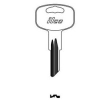 KABA ILCO CORP  1098PB NP A15  AA01164002              Vehicle Key Blank, Brass, Nickel Plated, 15 Price Group, For Peterbilt