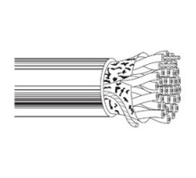 BELDEN  88102 0081000               Multi-Conductor - Low Cap. Computer Cable for EIA RS-232/422/485 Applications 2 24 AWG PR FS SOLEF Gray