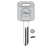 KABA ILCO CORP  NI04T NS  IAX00002163              Vehicle Key Blank, Transponder Key, Natural Nickel Silver, For Infiniti/Nissan, Nissan