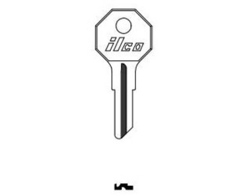 KABA ILCO CORP  H1098X NP A06  AL2931803B              Vehicle Key Blank, Brass, Nickel Plated, 6 Price Group, For General Motors