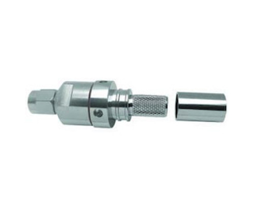 TIMES MICROWAVE EZ-300-SM-X 3190-8014       SMA-MALE PLUG CRIMP   CONNECTOR NON-SOLDER PIN NO BRAID TRIM
