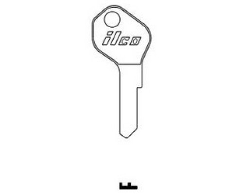 KABA ILCO CORP  LF18 NP A16  AA00007251              Cylinder Lock Key Blank, Natural Brass, 16 Price Group, For Lowe and Fletcher