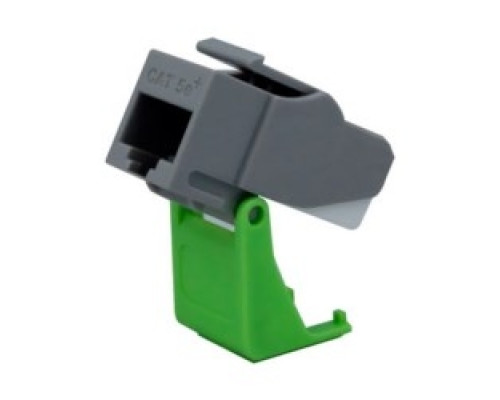 ON-Q/LEGRAND  WP3550GY               Keystone Insert, Snap and Go, Cat 5E, 4-Pair, 26 to 22 AWG Unshielded Twisted Pair Cable, T568A/B Wiring, ABS Plastic, Gray