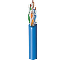 BELDEN  4813 D15A1000               UTP, Cat 6E, CMP, Commercial, 23-4P UTP-CMP SOL BC CAT6E, PO/PVC BLUE 1000FT RIB, NONBONDED-PAIR
