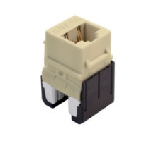 ON-Q/LEGRAND  WP346ALA  WP346A-LA              Keystone Insert, Quick-Connect, Cat 6A, RJ45, 8P8C, 24 to 22 AWG Wire, 0.665