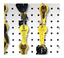 HPC INC  H-INV-1               Key Tag, Blank Inventory Control, Heavy Card Stock, Black/Red Print, Metal Grommet, 100 each per Pack