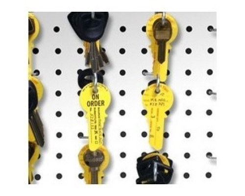 HPC INC  H-INV-1               Key Tag, Blank Inventory Control, Heavy Card Stock, Black/Red Print, Metal Grommet, 100 each per Pack