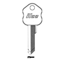 KABA ILCO CORP  SY8-NS NS A53               Safe Deposit Key Blank, 6-Pin, Natural Nickel Silver, 12 Price Group, For Security/Kumahira