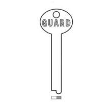 SARGENT AND GREENLEAF INC  9500-001               Safe Deposit and Cabinet Lock Key Blank, 87H, Standard Guard, Nickel Silver, For 4420/4440/4442/4444/4500 Series Safe Deposit Lock