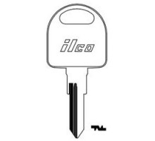KABA ILCO CORP  B59 NP A07  X162              Vehicle Key Blank, Brass, Nickel Plated, 7 Price Group, For General Motors