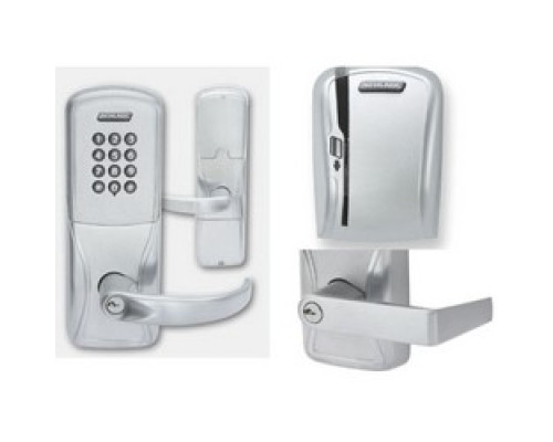 SCHLAGE ALLEGION BRAND  AD200-CY70MS-RHO-626-B-RH 4B 13247 10025 134        Electronic Door Lock, Cylindrical Chassis, Magnetic Strip, Right Hand, Rhodes Lever, Satin Chrome, Without 7-Pin SFIC Cylinder, For Class/Storeroom