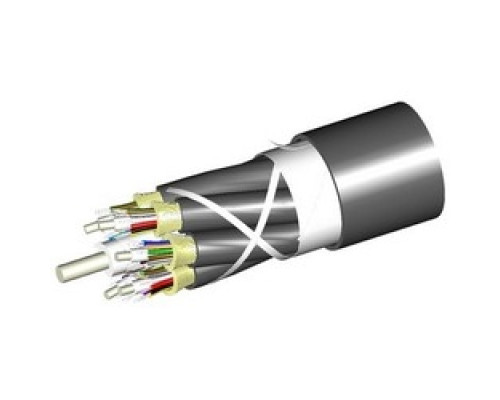 COMMSCOPE ENTERPRISE SOLUTIONS  760090309  Z-048-DS-8W-FMUBK              Indoor/Outdoor Low Smoke Zero Halogen Riser Distribution Cable, 48 fiber multi-unit with 12 fiber subunits