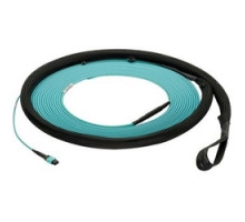PANDUIT  FXTYP5E5EAAF015               OM3 12-fiber, small diameter, indoor trunk, plenum, MPO female To MPO female, Method A, Std. IL, pulling eye end A, 15ft.