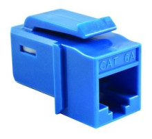 HELLERMANNTYTON  GSTJ6AU-BL               GST Category 6A UTP Modular Keystone Jack, Plenum Rated, Blue, 1/bag