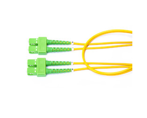 BELDEN  FPSSASA003M               SC DUPLEX-SC DUPLEX PATCH CORDOS2/APC, GRN/YEL, 3 METERS