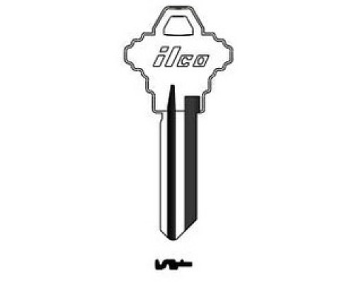 KABA ILCO CORP  SC1247 NS A53               Cylinder Lock Key Blank, 6-Pin, Natural Nickel Silver, 12 Price Group, For Schlage