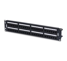 BELDEN RVAPPF2U48BK        10GX REVConnect Patch Panel 48-port, 2U, Black Preloaded