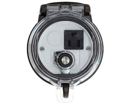 PANDUIT  DAP3BC-S0-4               Data Access Port, 3in. Base, Simplex Outlet, CAT 5e Shielded Coupler