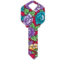 HOWARD KEYS  KW-HK27               Decorative Key Blank, Kwikset, Garden Design