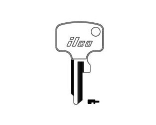 KABA ILCO CORP  HD14 NP A14               Vehicle Key Blank, Brass, Nickel Plated, 14 Price Group, For Honda Motorcycle