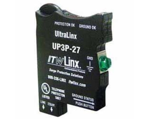 ITW LINX  UP3P-27               66 block protector, 27v clamping, 160mA PTC, indicator lights