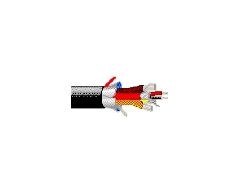 BELDEN BAV  1515C B591000               Multi-Conductor - Flexible, CM Rated Cable 20-Pair 24 AWG PO FS PVC FS PVC Black, Matte