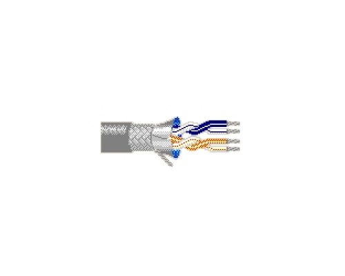 BELDEN  8132 0601000               Multi-Conductor - Low Capacitance Computer Cable for EIA RS-232/485 2-Pair 28 AWG FHDPE SH PVC Chrome