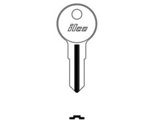 KABA ILCO CORP  1541 NP A13  AA00017362              Cylinder Lock Key Blank, Brass, Nickel Plated, 13 Price Group, For Import