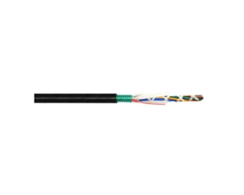 SUPERIOR ESSEX  120066G01               Fiber Cable, 6 Fiber, 62.5/125um Multimode OM1, TeraGain, Loose Tube, Single Jacket, Steel Armored, Black Jacket