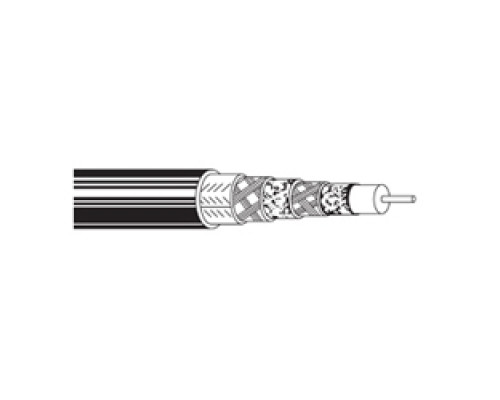 BELDEN BAV  1617A 0101000               Coax - CATV Cable 14 AWG GIFHDLDPE DBL SH PVC Black