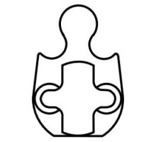 SCHLAGE ALLEGION BRAND  L583-197        Door Lock Cylinder Cam, For Sargent and Yale Non-IC Series Everest, Primus Cylinder