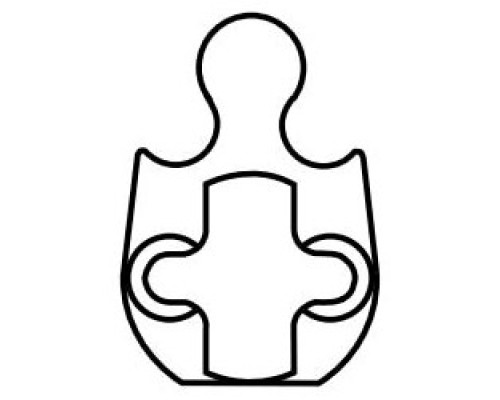 SCHLAGE ALLEGION BRAND  L583-197        Door Lock Cylinder Cam, For Sargent and Yale Non-IC Series Everest, Primus Cylinder