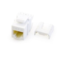 ON-Q/LEGRAND  WP3476WH50  WP3476-WH-50              Keystone Insert, Quick-Connect, Cat 6, RJ45, 8P8C, 4-Pair, 24 to 22 AWG Wire, T568A/B Wiring, 0.665