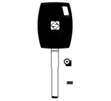 KABA ILCO CORP  HU101-GTS NS A76  AJ00001533              Key Shell, Look-Alike, Brass, Nickel Plated, With GTI Transponder, For Ford