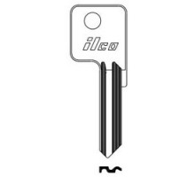 KABA ILCO CORP  999N NP A02  Y1E              Cylinder Lock Key Blank, 5-Pin, Brass, Nickel Plated, 2 Price Group, For Yale
