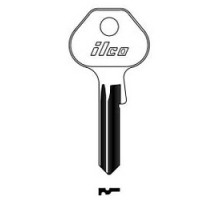 KABA ILCO CORP  1092-7000 NP A03  AL00000172              Cylinder Lock Key Blank, Brass, Nickel Plated, 3 Price Group, For Master