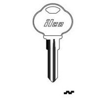 KABA ILCO CORP  1573B NP A04  AL01549002              Vehicle Key Blank, Brass, Nickel Plated, 4 Price Group, For The Club