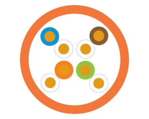 BERK-TEK  10141073               LANmark-6 UTP Plenum, Orange, Box