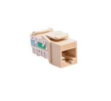 LEVITON  61HOM-RI6               HOME 6 Snap-In Jack, T568A Wiring, Ivory