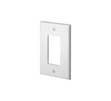 LEVITON  PJ26-I               1-gang Decora/GFCI Decora Wallplate, Midway Size - Ivory
