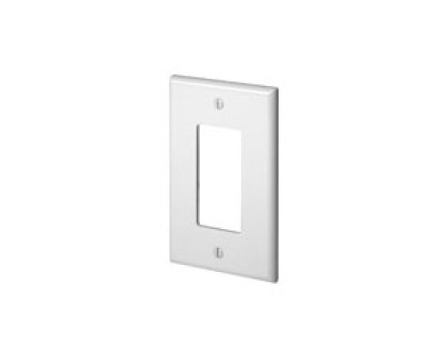 LEVITON  PJ26-I               1-gang Decora/GFCI Decora Wallplate, Midway Size - Ivory
