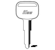 KABA ILCO CORP  B57 NP A06  AF00000752              Vehicle Key Blank, Brass, Nickel Plated, 6 Price Group, For Isuzu