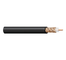 BELDEN BAV  8241 0105000               Coaxial Cable, RG59 23 SOL CCS PE 95% BC BRD, SHD PVC JKT CMX UL1354, 75 OHM BLK ROHS