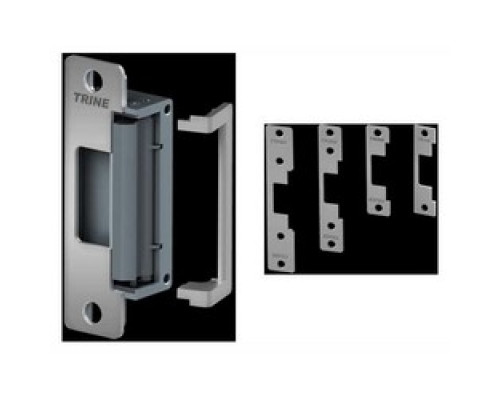 TRINE ACCESS TECHNOLOGY INC 4200-ALUM        Door Electric Strike, Intermittent/Continuous, 12/24 Volt AC/DC, 0.114 to 0.42 Ampere, PoE, Aluminum, With 4 Faceplate, Trim Skirt, For Aluminum/Metal/Wood Frame