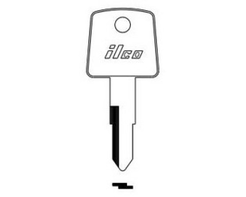 KABA ILCO CORP  HD75 NP A06  AF00006552              Vehicle Key Blank, Brass, Nickel Plated, 6 Price Group, For Honda Motorcycle, Kymco