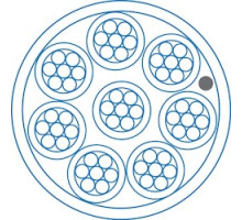 LIBERTY CABLE  L2208-1006-0910               Multi-Conductor Cable, 22 AWG 8 Conductor Stranded Non-Shielded Bare Copper Riser CMR/CL3R/FPLR